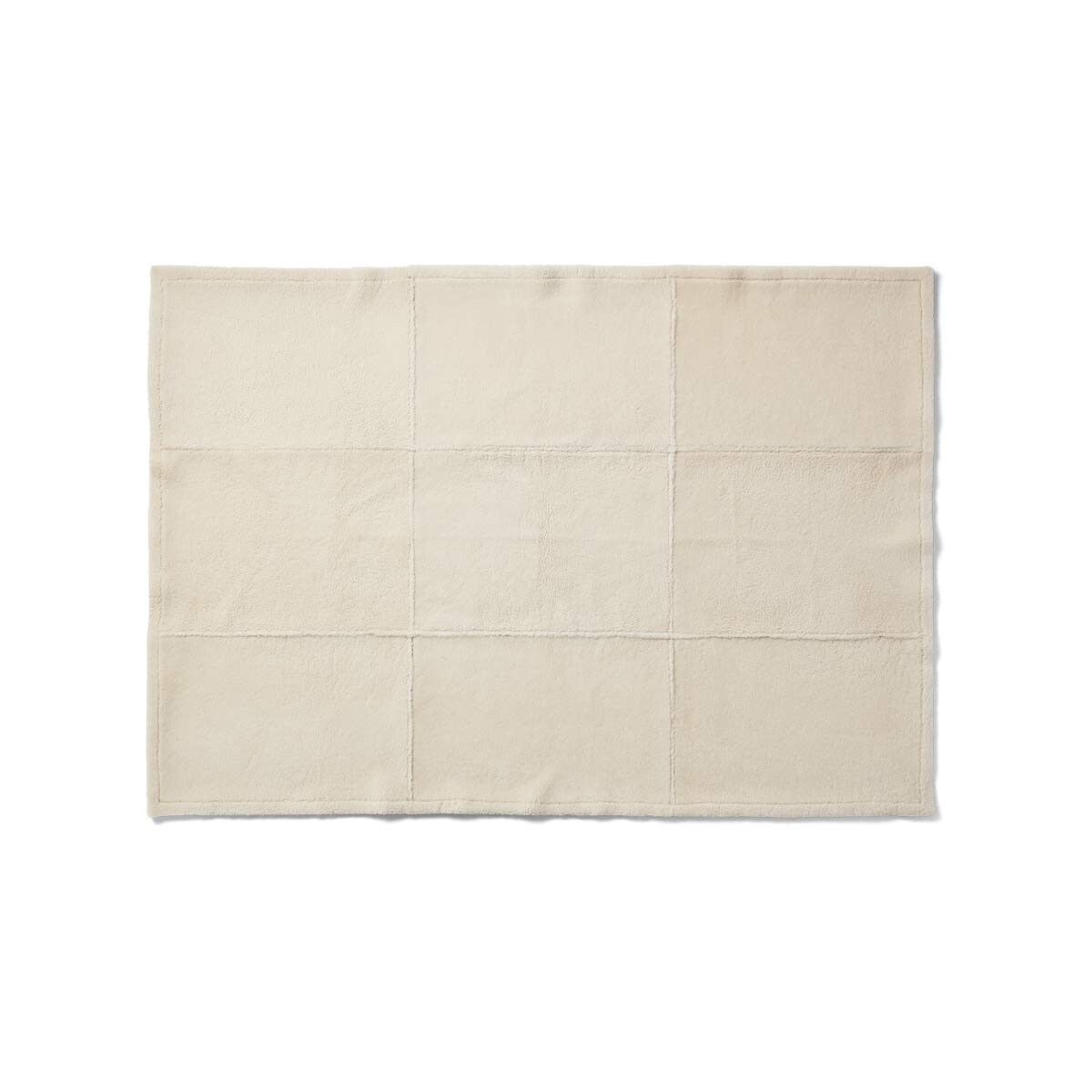 Addison Throw | Double Face Sheepskin Black/White