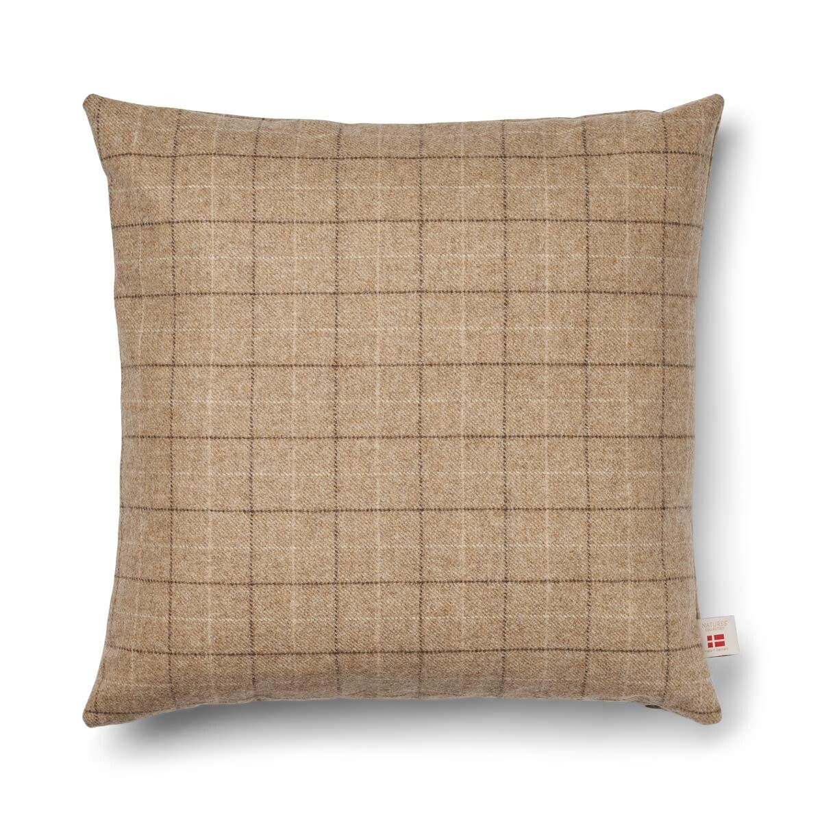 Doublesided Wool Cushion | 52x52 cm Oatmeal-Beige
