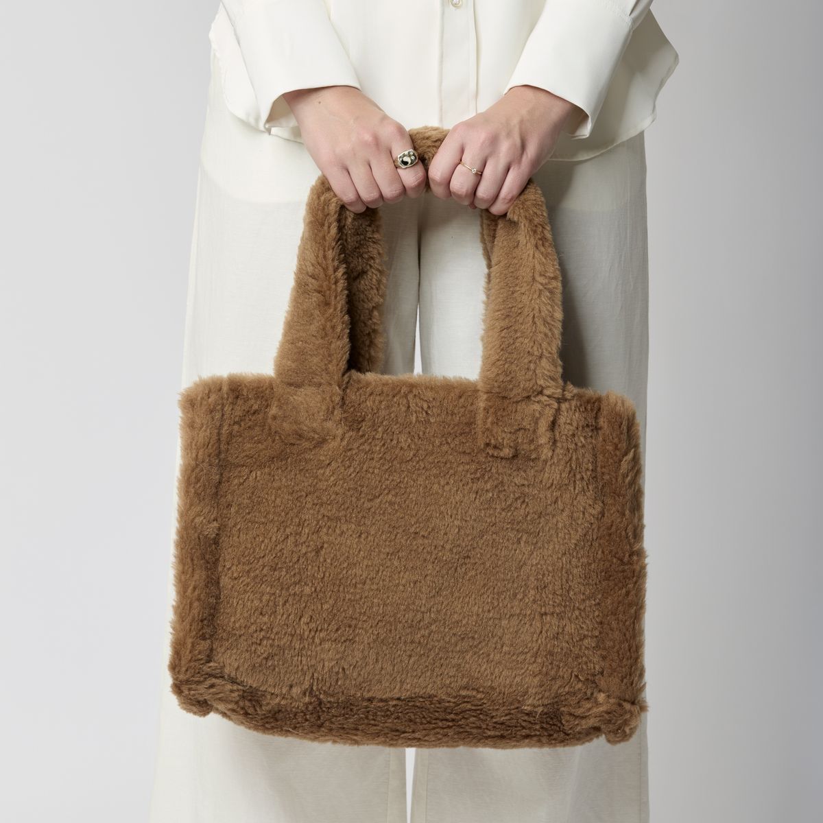 Mini Glory Shopper Leather Brown