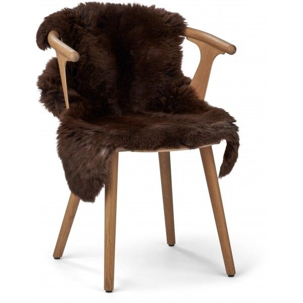 UK Sheepskin | 90-100 cm Natural Dark Brown