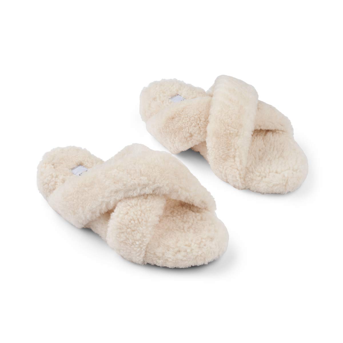 Curly Cross Slippers