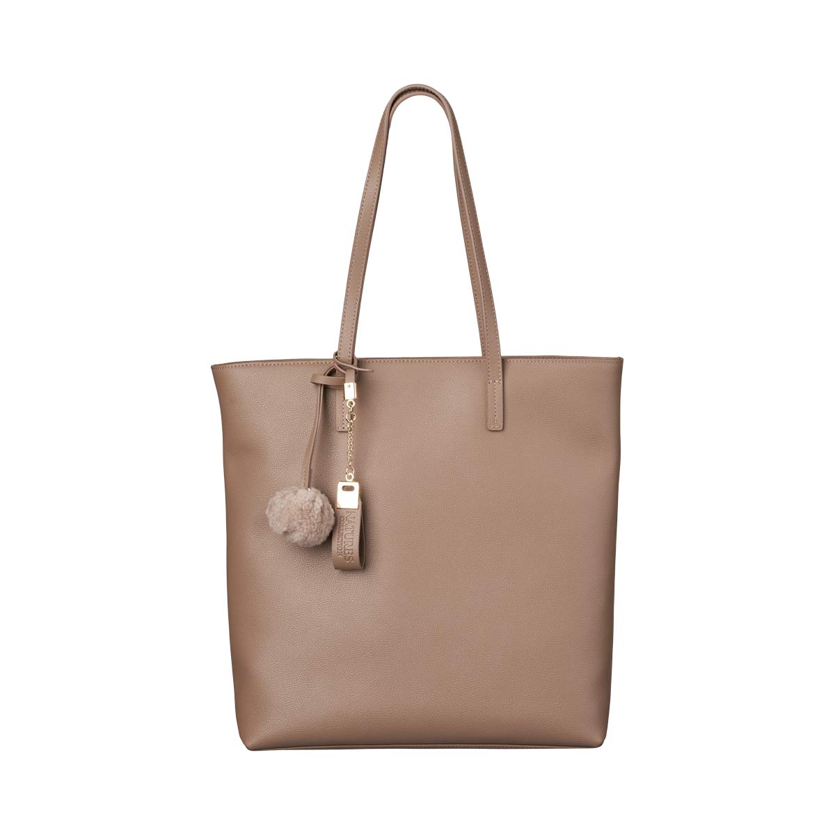 Juliana Tall Shopper Bag of Leather