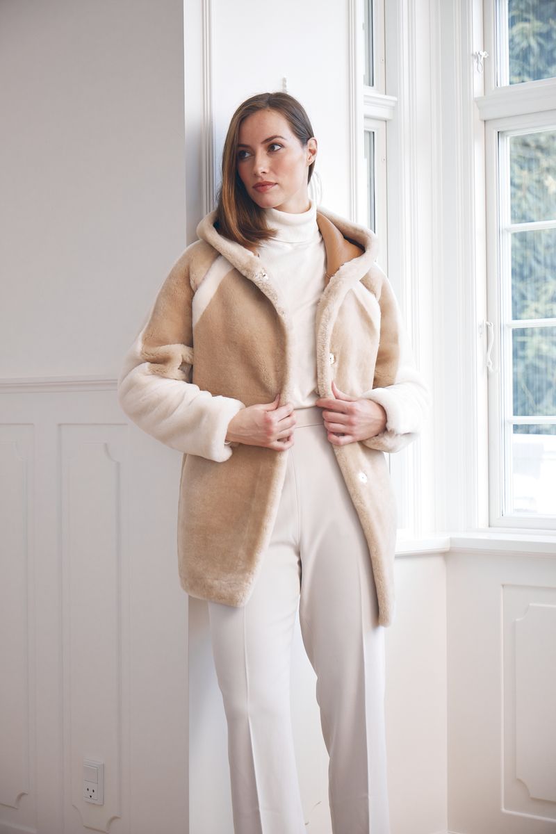 Leah Jacket Beige/Brown