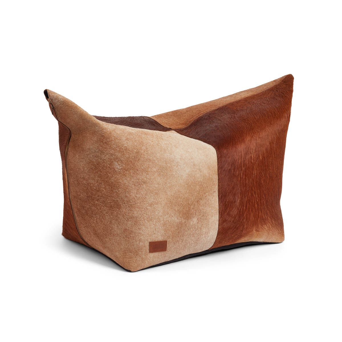 Calf Leather Pouf Small