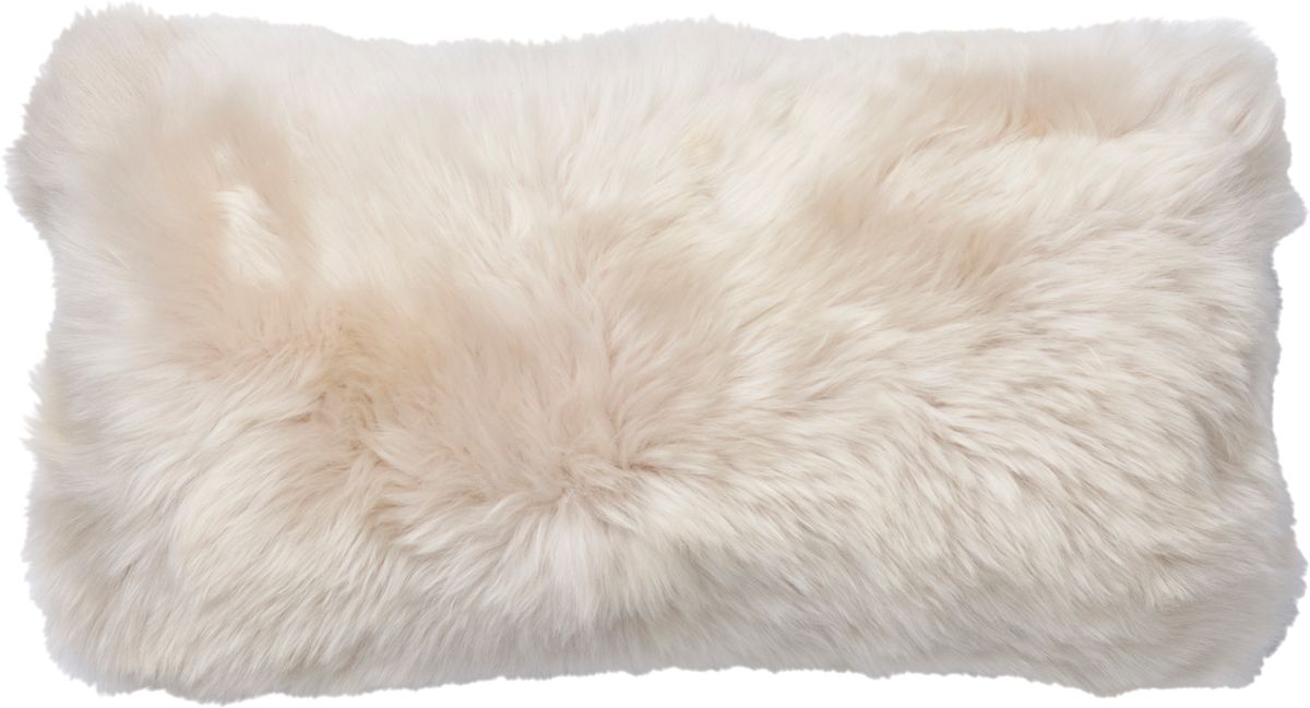 Long-Wool Sheepskin Cushion | Doublesided | New Zealand | 25x50 cm