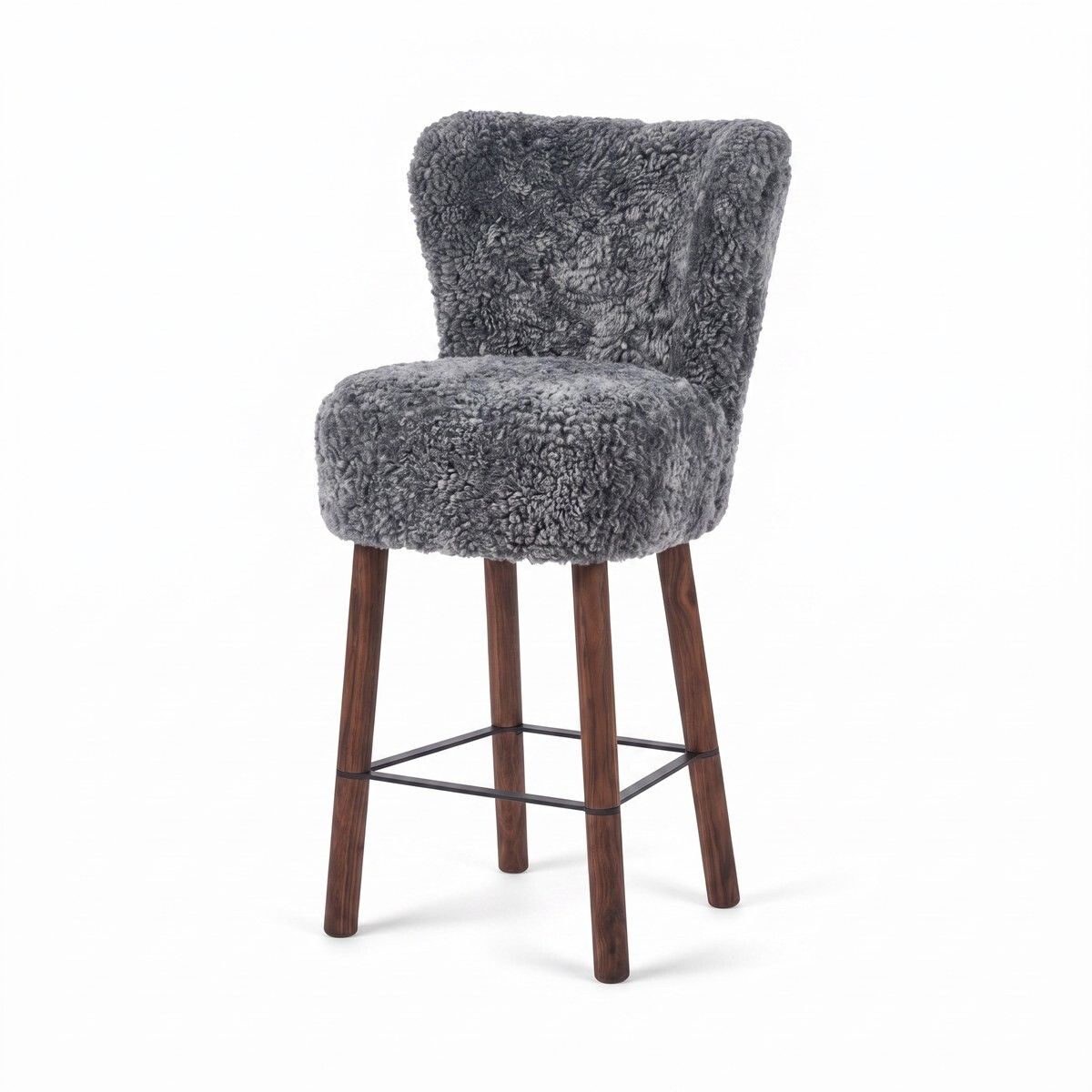 Emilia Bar Stool Light Grey