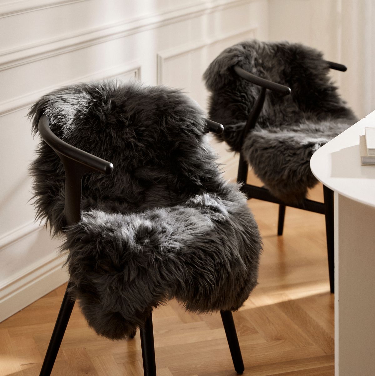 New Zealand Sheepskin | Long Wool | 100 cm Aubergine