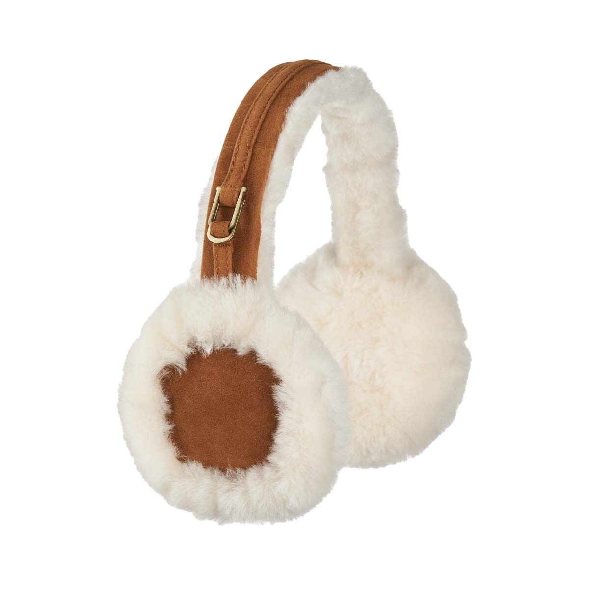 Simone Earmuff Leather Brown