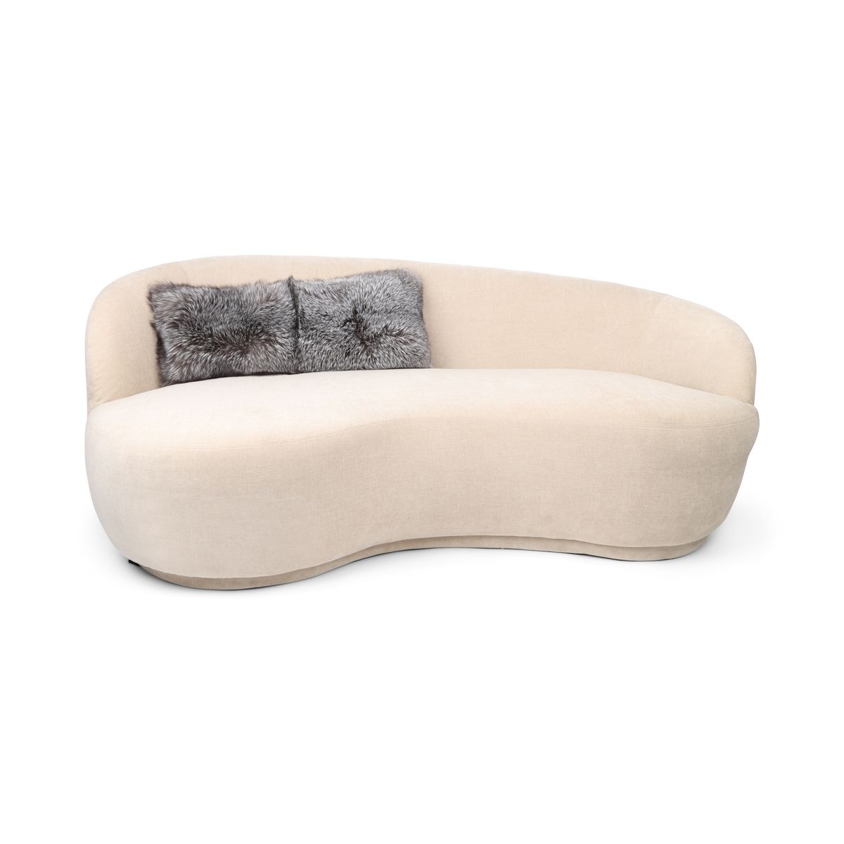 Premium Fox Cushion | Cashmere Backing | Norway | Blue Frost Fox | 30x75 cm