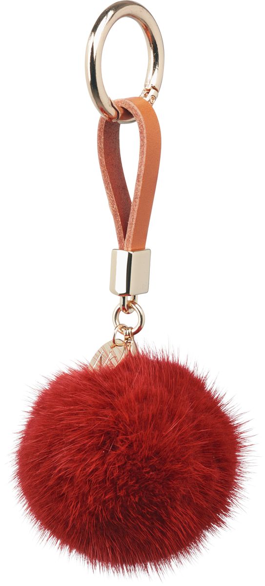 Pom Pom Keyring Autumn Marble