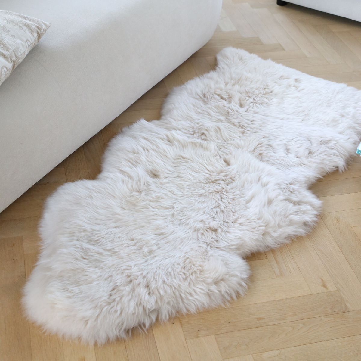 New Zealand Sheepskin | Long Wool | 100 cm Aubergine