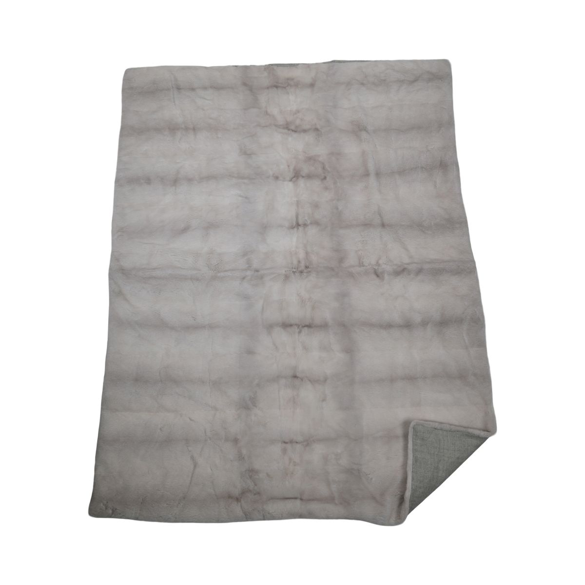 Mink Throw | Cashmere Backing | Sapphire Cross | 186x260 cm