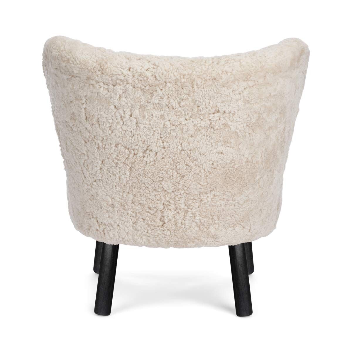 Emily Lounge Chair | Short Wool Pearl