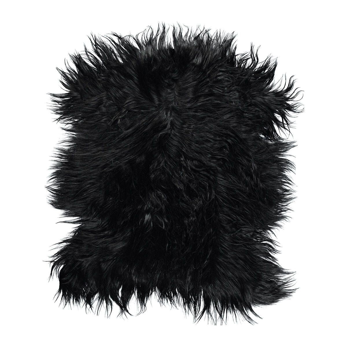 Mongolian Goatskin Black