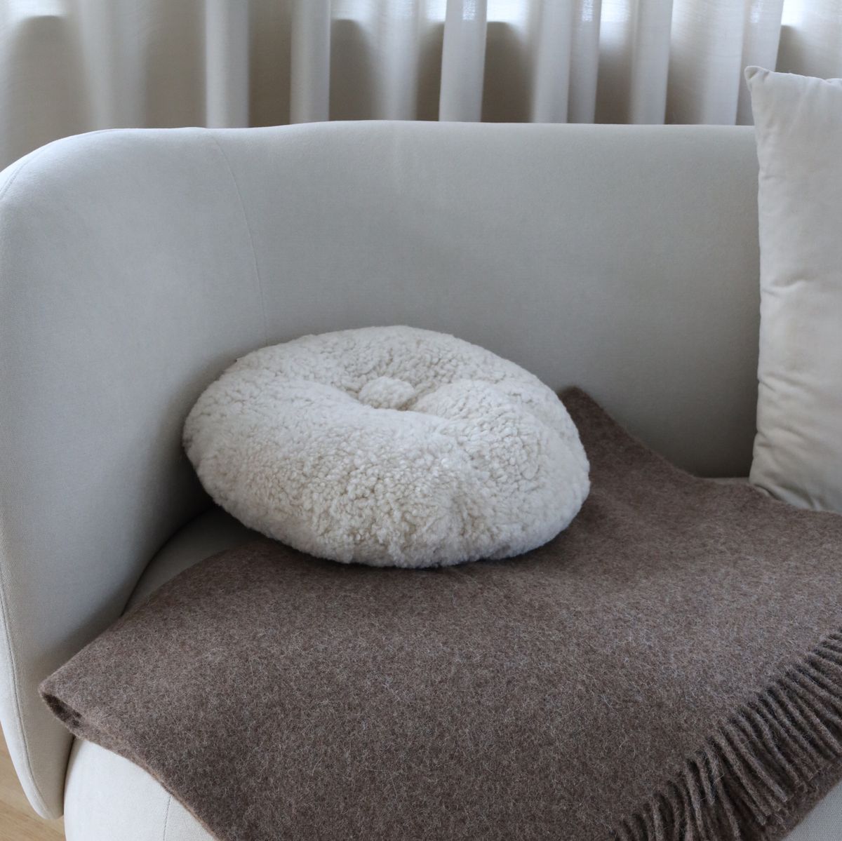 Round Cushion | Doublesided | Ø40 cm Anthracite
