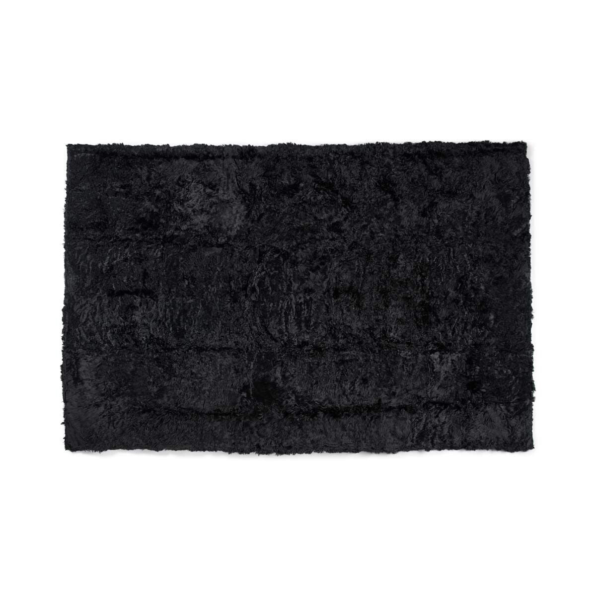 Alpaca Throw Black