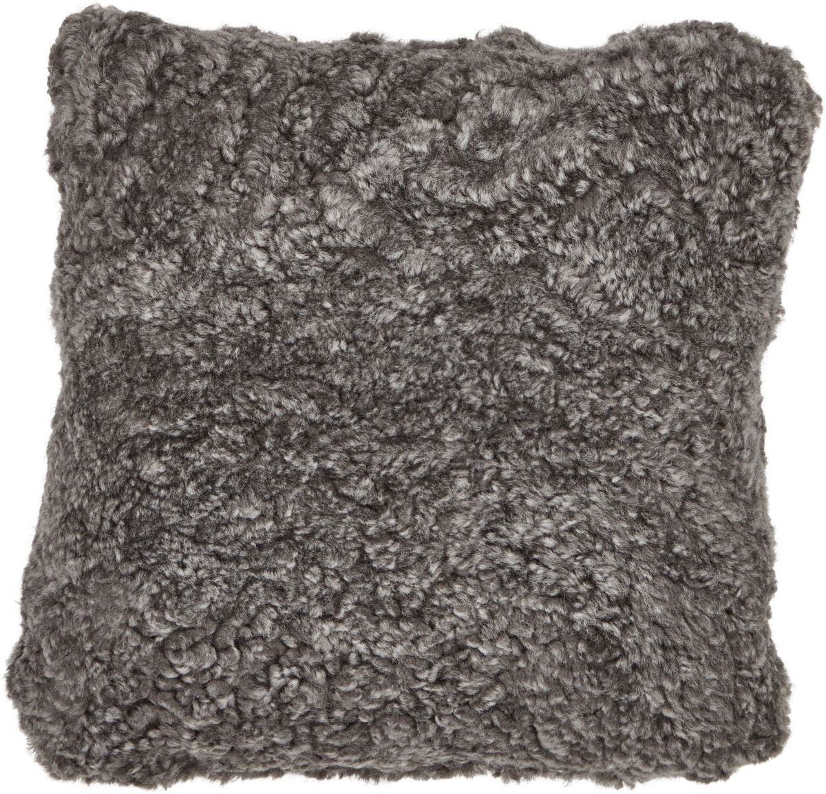 Short-Wool Sheepskin Cushion Graphite