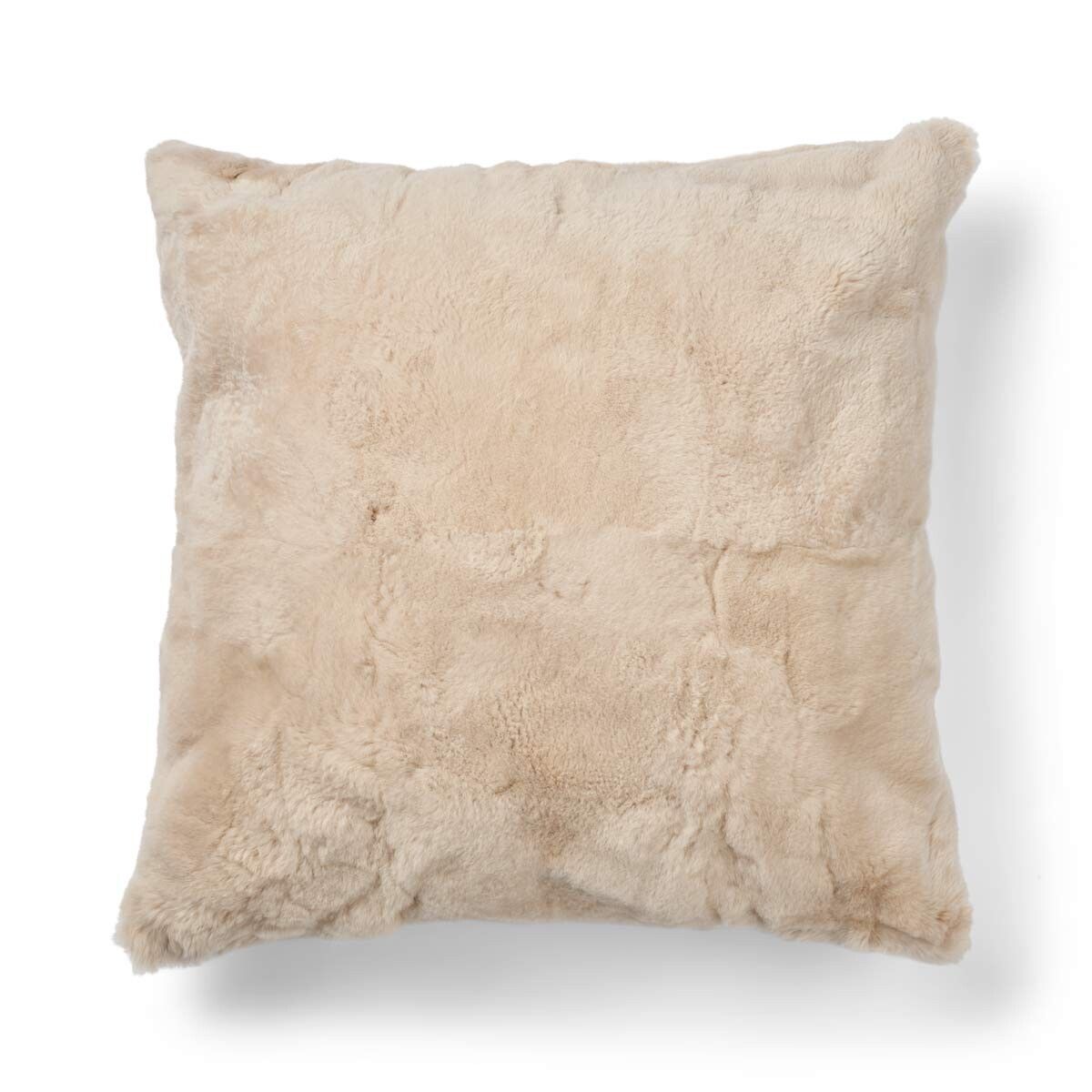 Rex Rabbit Cashmere Cushion | 45x45 cm | 60x60 cm Beige