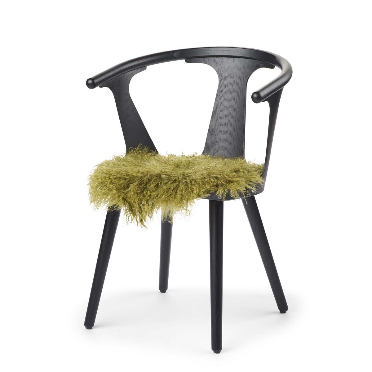 Curly Sheepskin Seat Cover | Ø38 cm Treetop