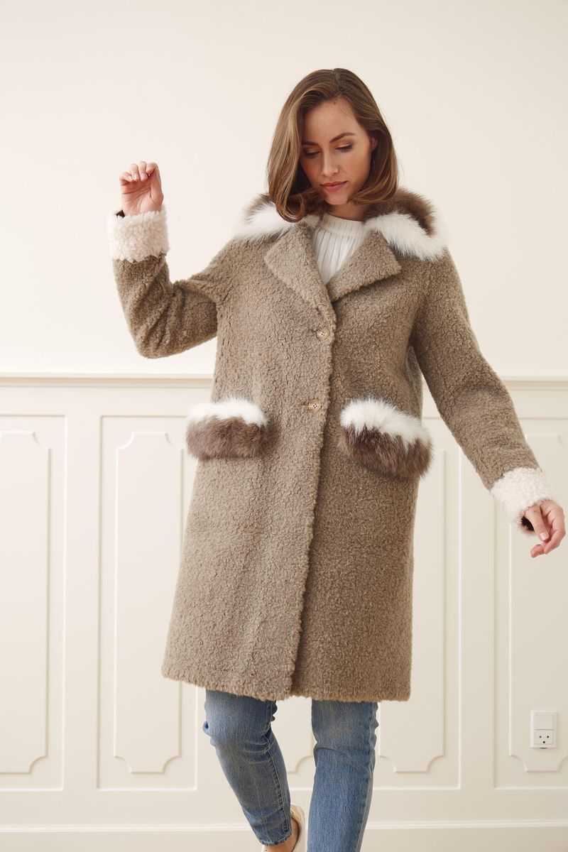 Zoey Coat Taupe