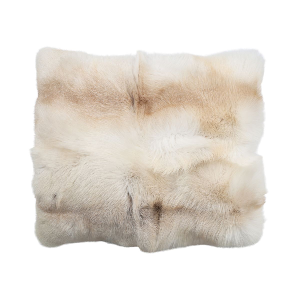 Premium Fox Cushion | Cashmere Backing | Norway | Light Gold | 65x65 cm