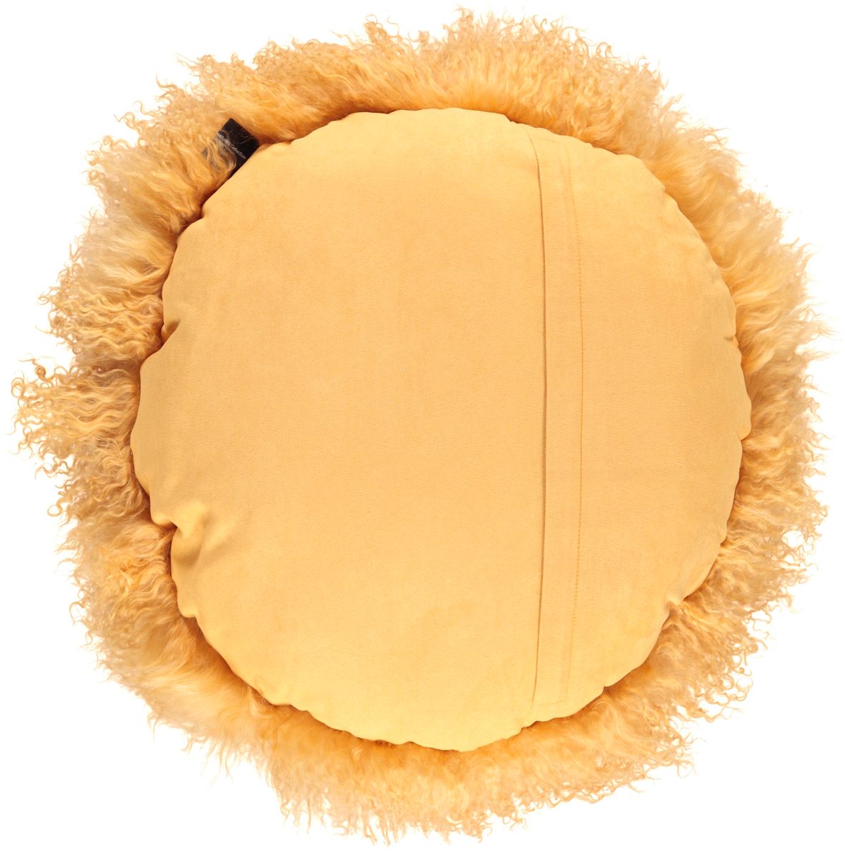 Curly Cake Cushion | Ø38 cm Imperial Yellow