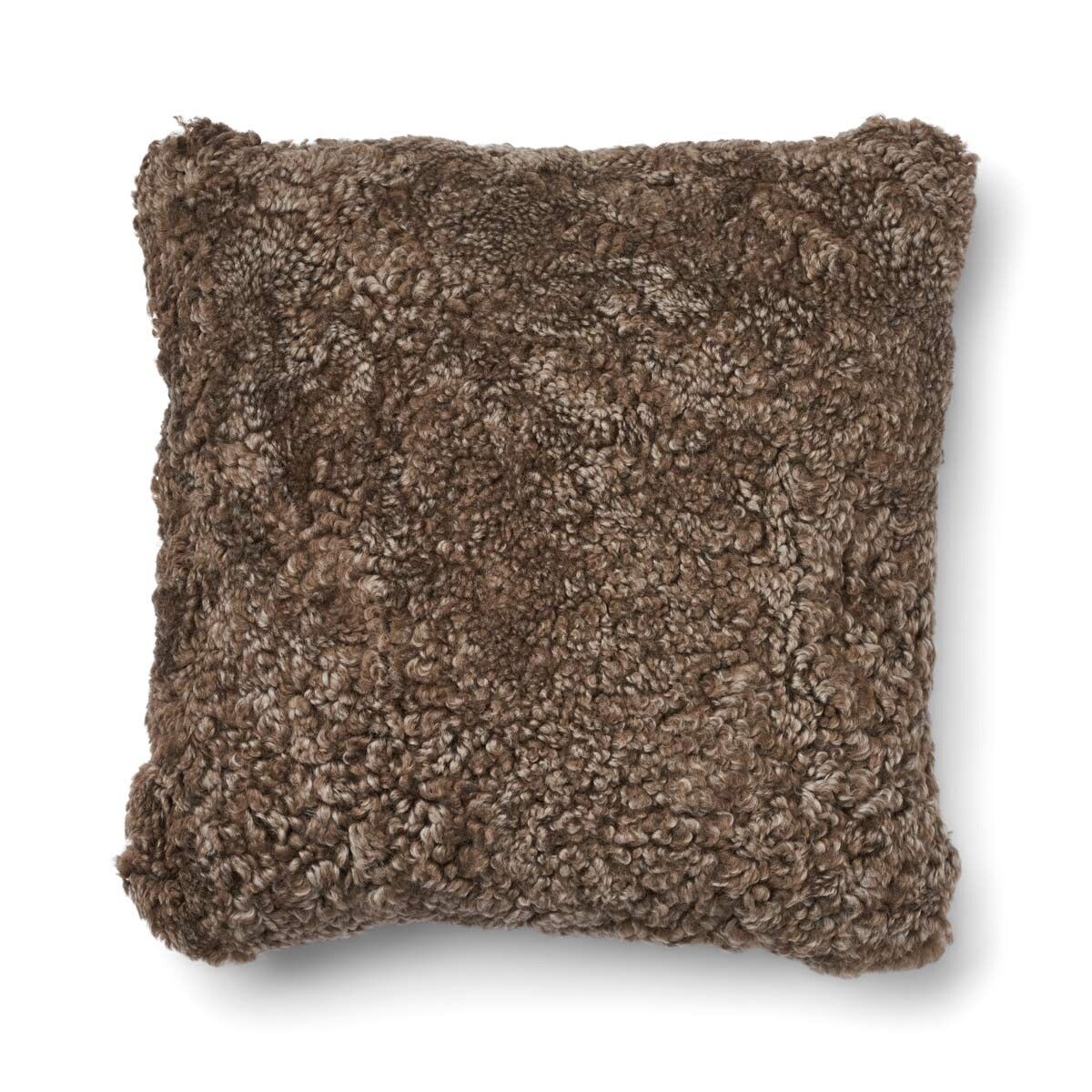 One Side Cushion | KW | 52x52 cm Cocoa-Dark Brown/Taupe