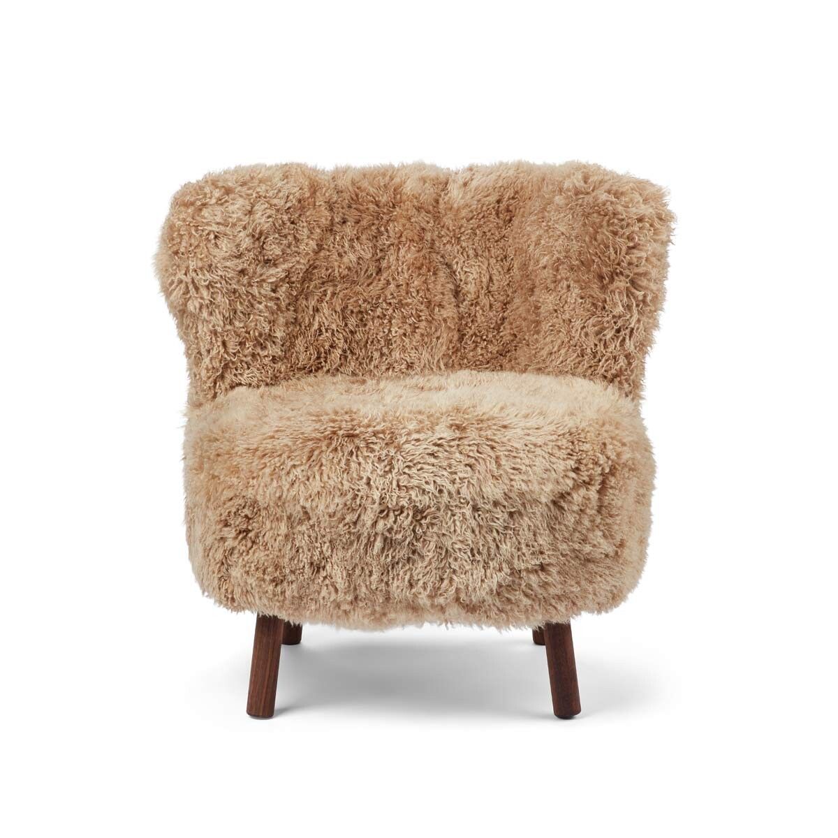 Emil Lounge Chair | Long Wool Honey