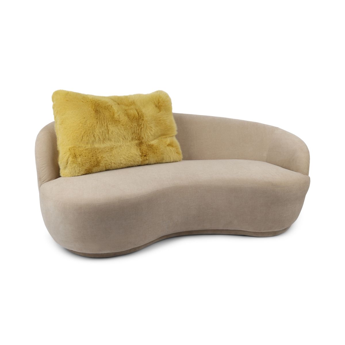 Premium Fox Cushion | Cashmere Backing | Norway | Yellow | 80x60 cm