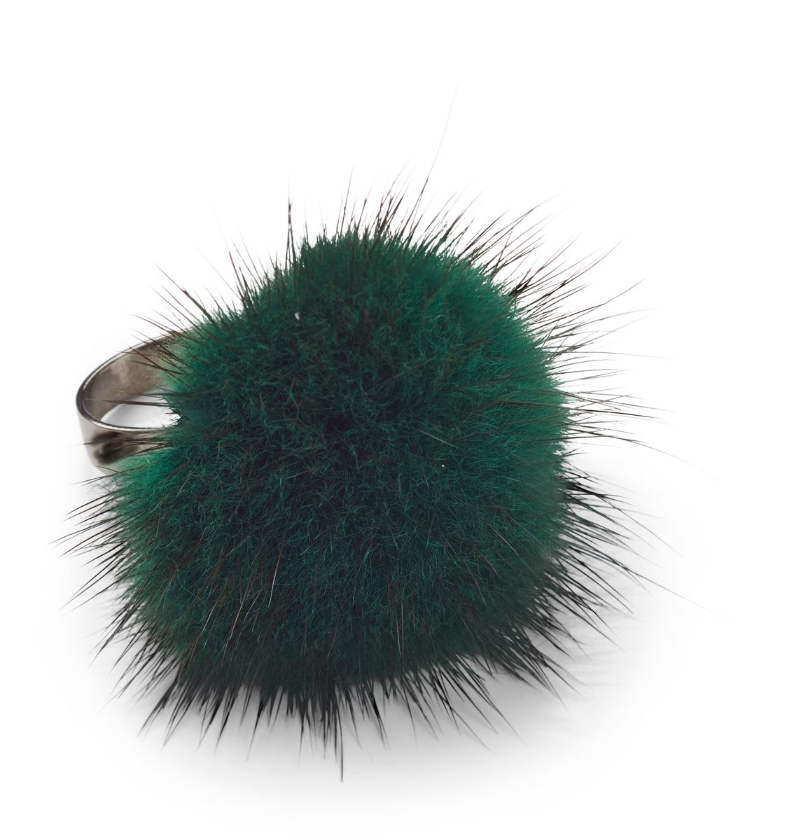 Ring Pom Pom  Grass Green