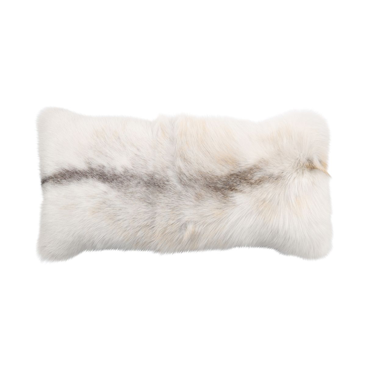Premium Fox Cushion | Cashmere Backing | Norway | Arctic Marble | 35x70 cm