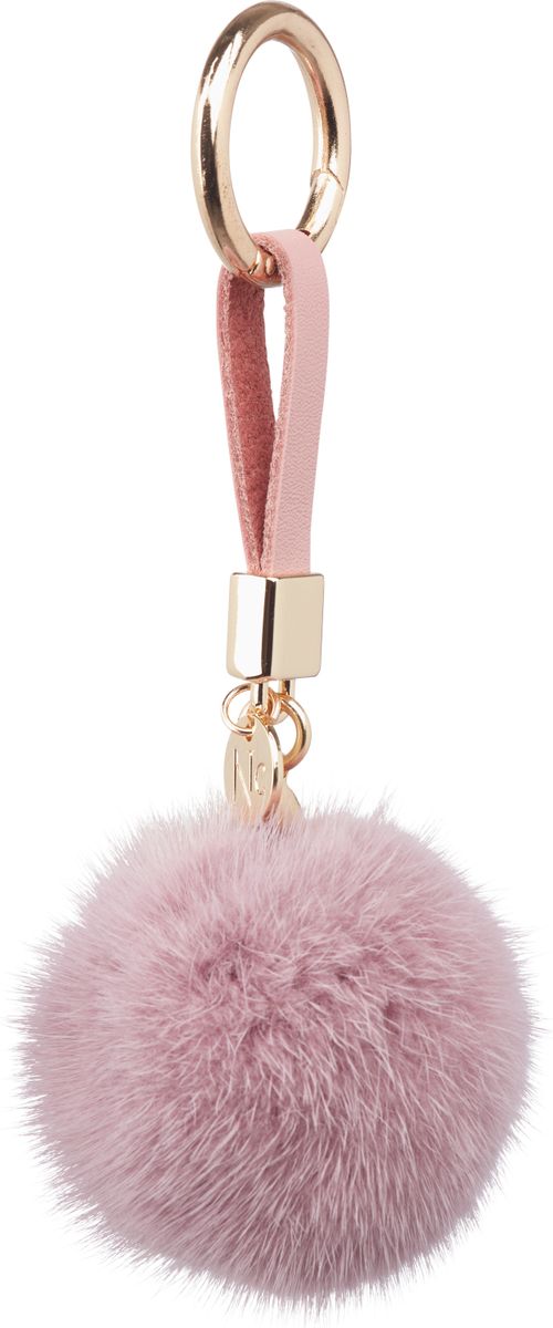 Pom Pom Keyring Light Purple