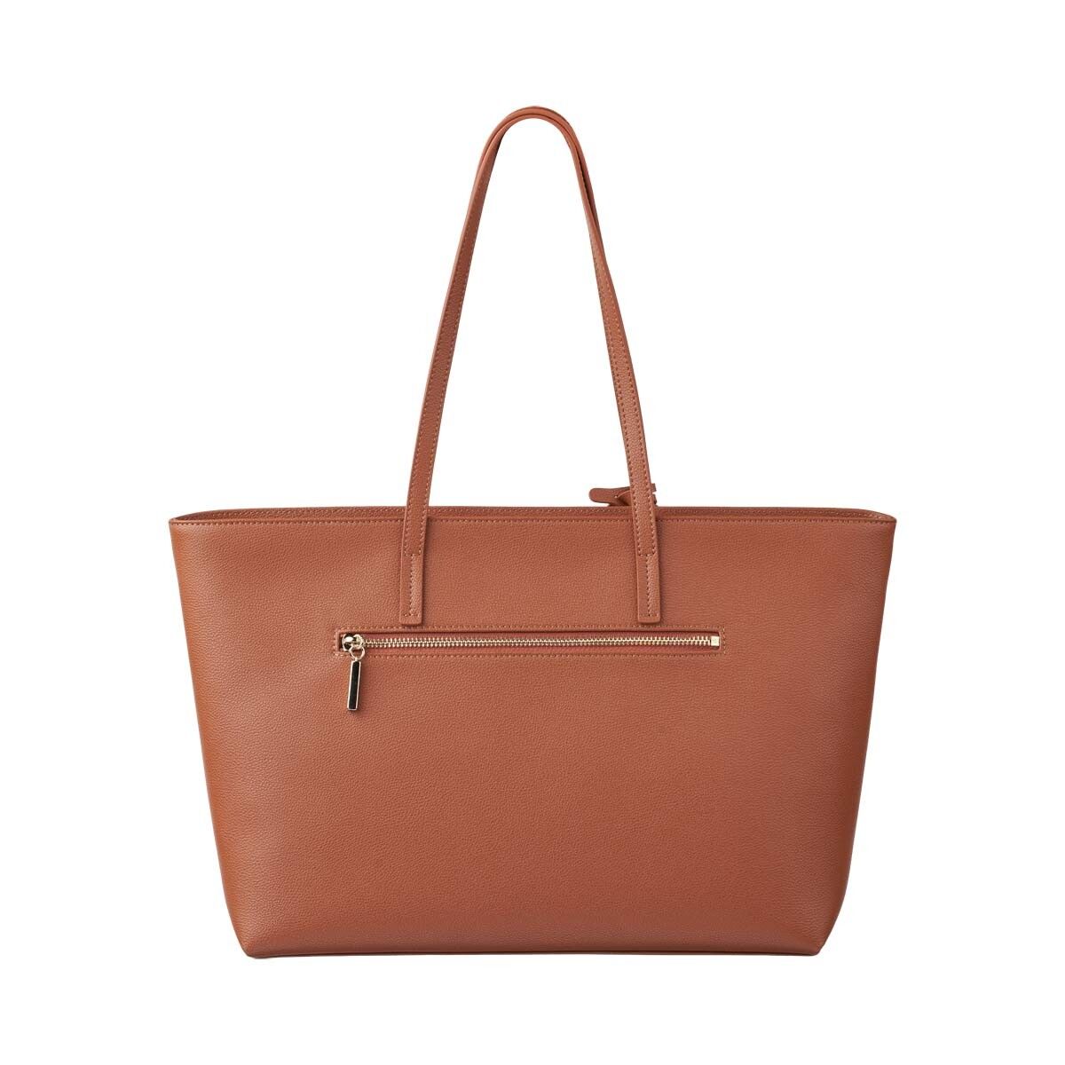 Audrey Shopper Bag Leather Brown