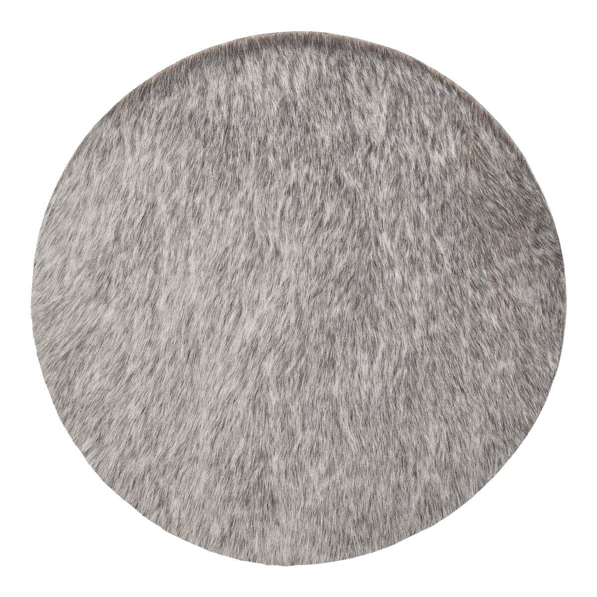 Brazilian Cowhide Placemat Natural Grey