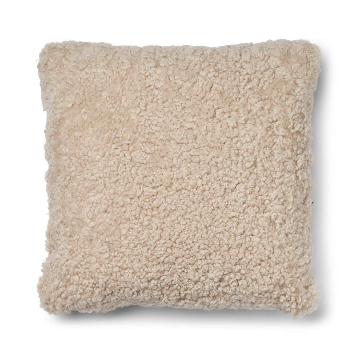 One Side Cushion | KW | 52x52 cm Sand-Beige/Pearl