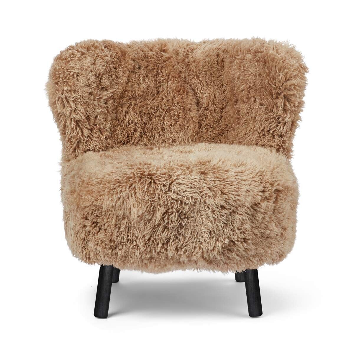 Emil Lounge Chair | Long Wool Honey