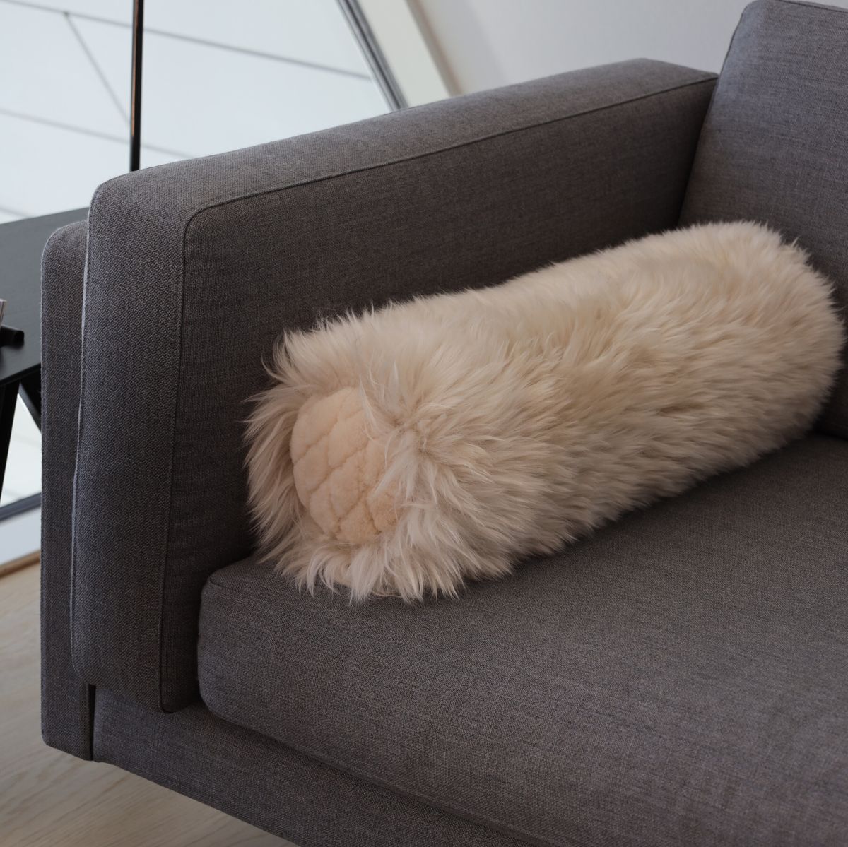Bolster Cushion | LW Ivory/White