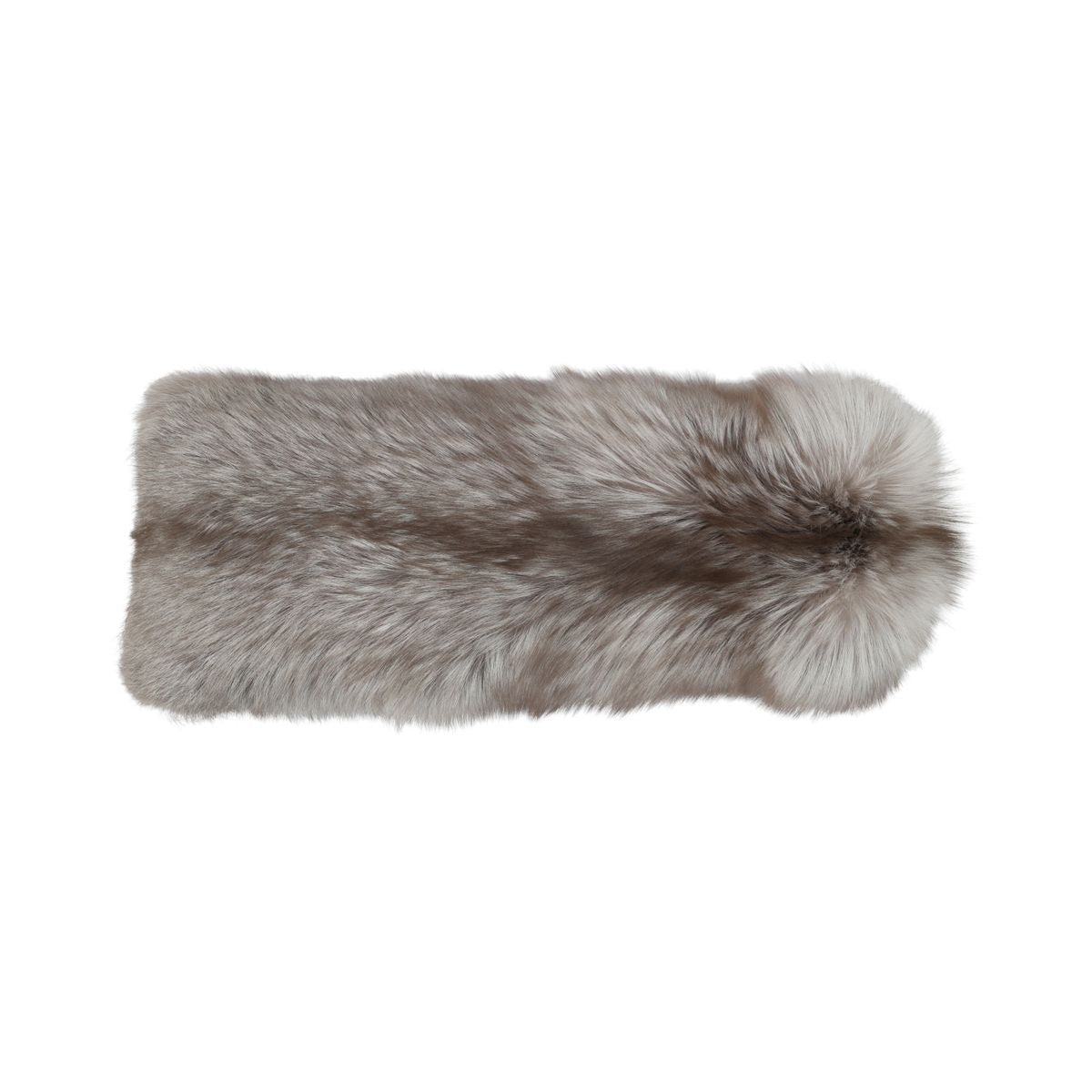 Premium Fox Cushion | Cashmere Backing | Norway | Pearl Blue Fox | 30x80 cm