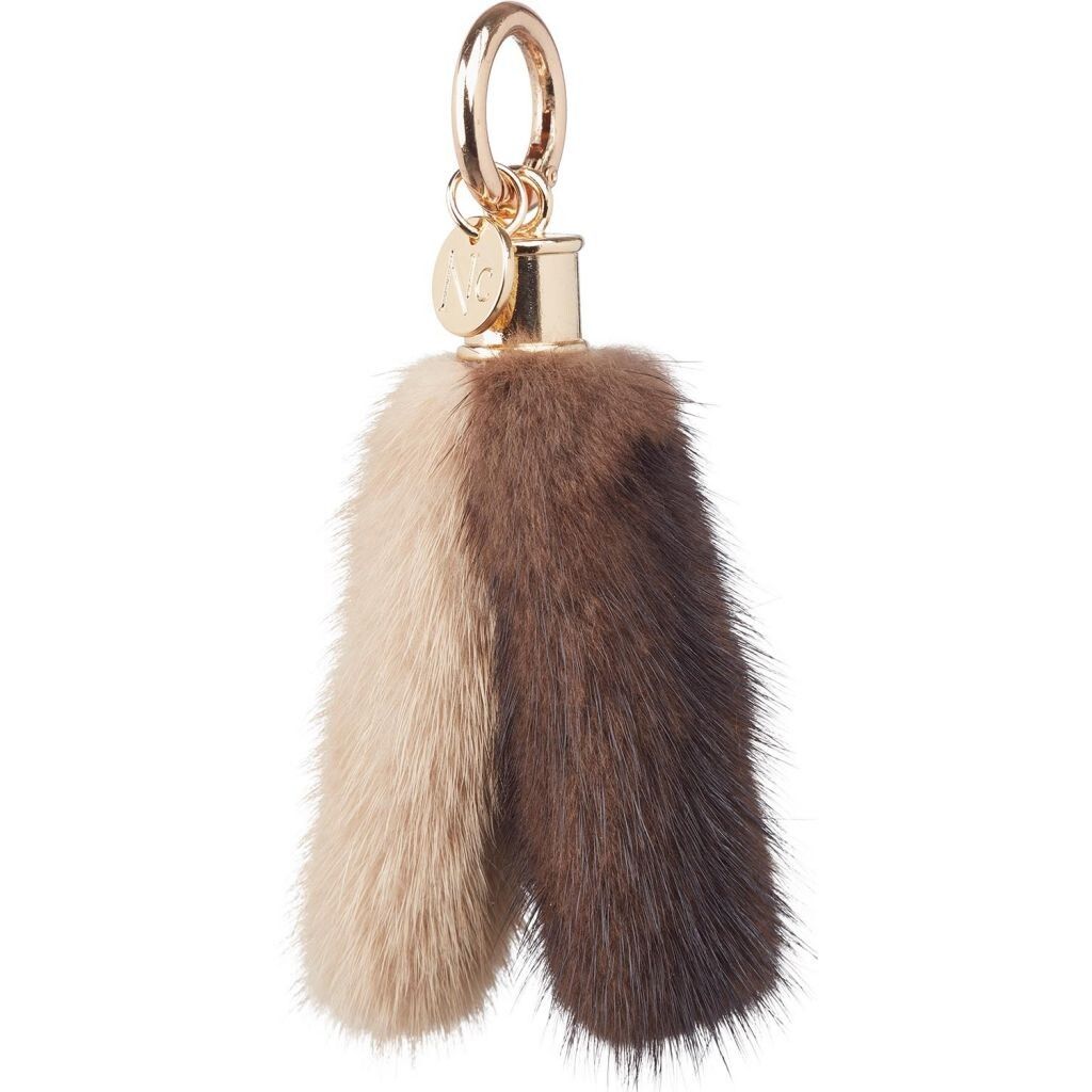 Isabella Two Keyring Beige/Brown