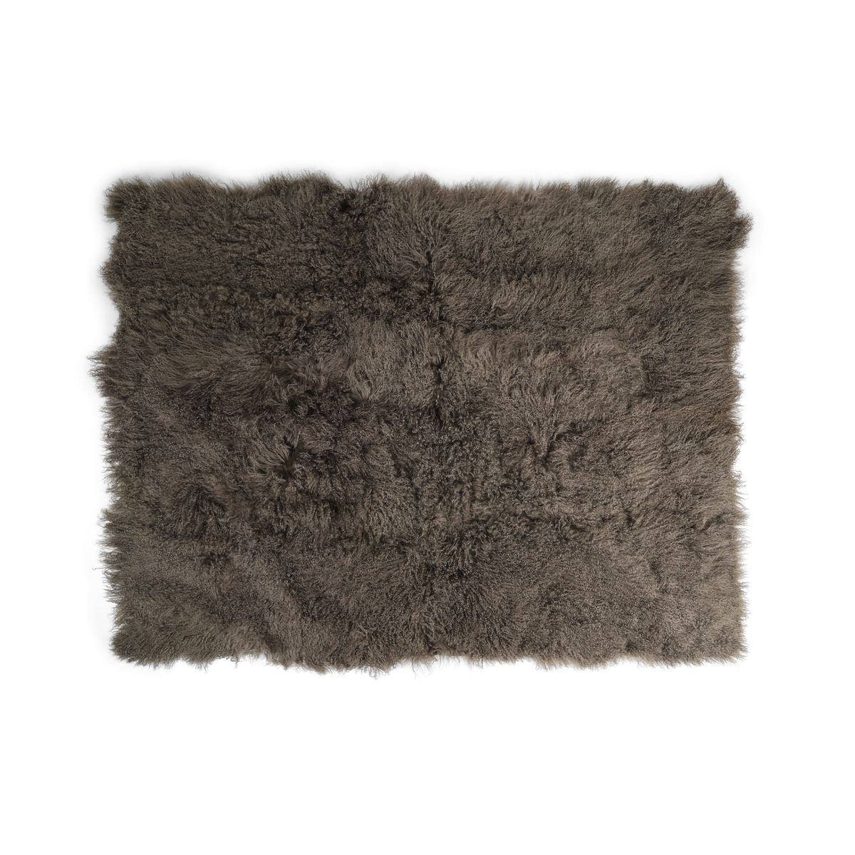Throw of Curly Sheepskin