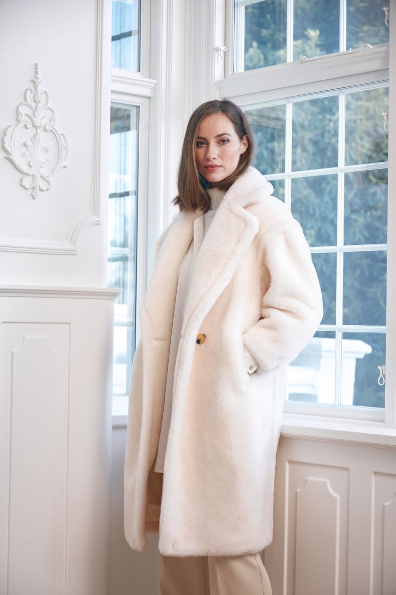 Donna Coat White