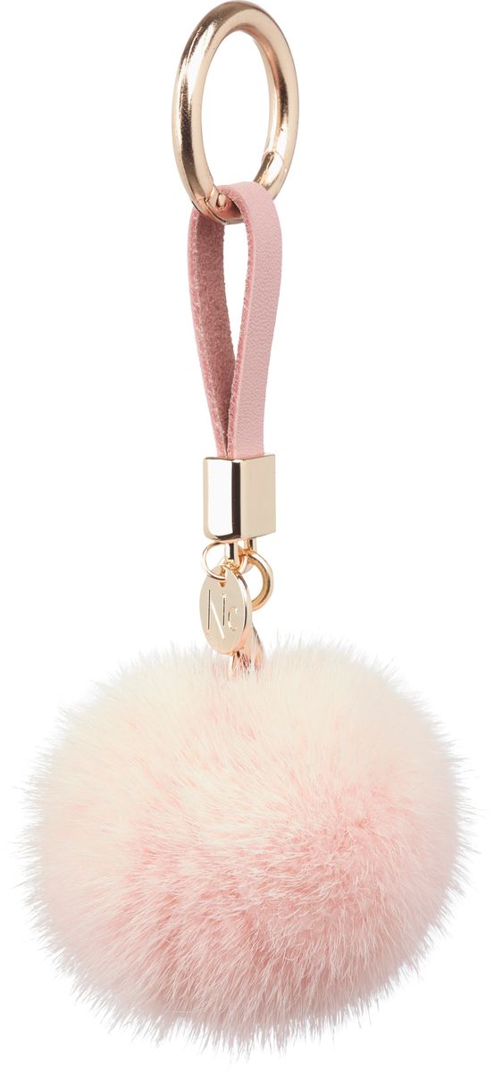 Pom Pom Keyring Baby Pink