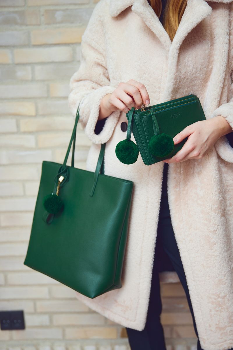 Camilla Clutch Antique Green