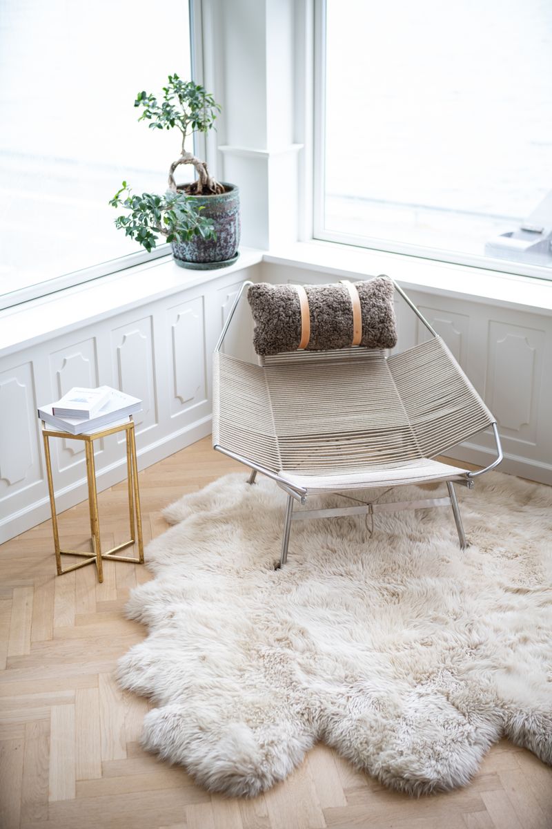 Short-Wool Sheepskin Cushion | Doublesided | SW | 30x60 cm Taupe