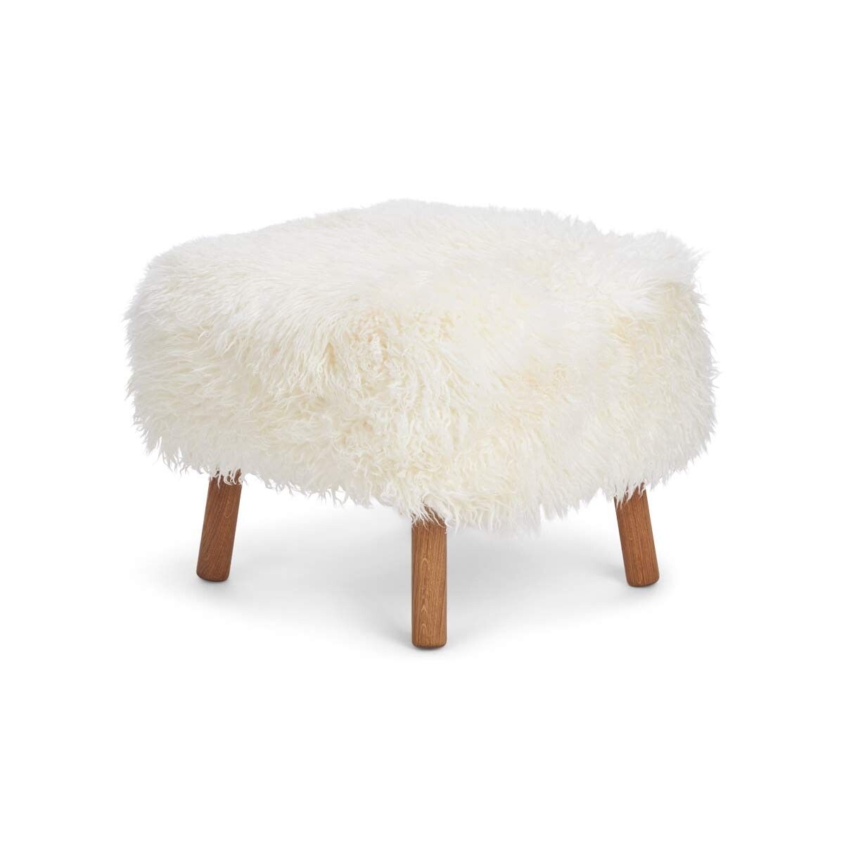 Emil Foot Rest Stool | Long Wool