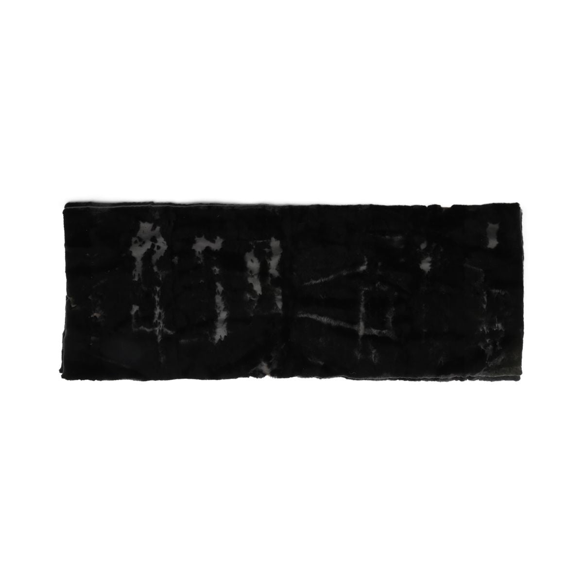 Mink Throw | Cashmere Backing | Blacky | 150x60 cm