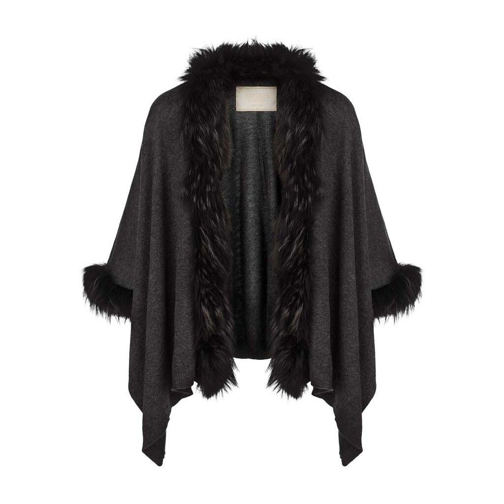 June Poncho Black