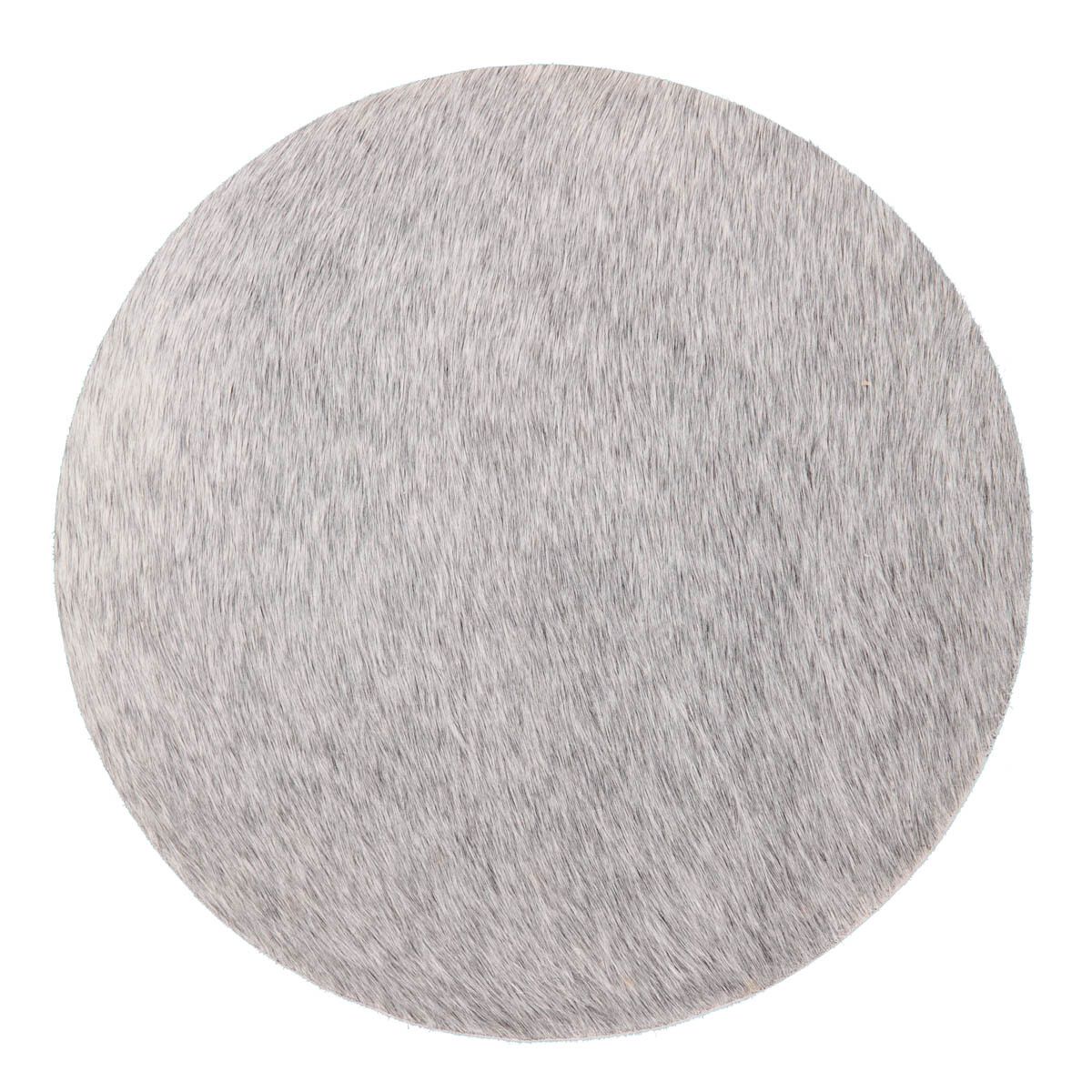 Brazilian Cowhide Placemat Natural Grey