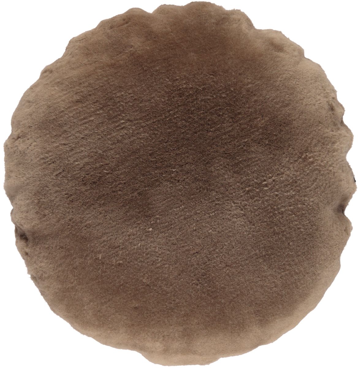 Nordic Velvet Single sided Cushion | Ø45 cm | Ø62 cm Light Mocca