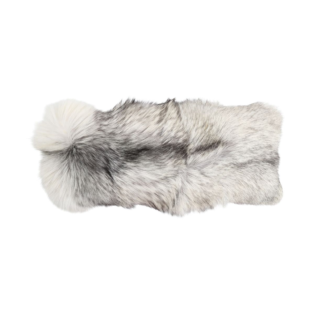 Premium Fox Cushion | Cashmere Backing | Norway | Platinum Fox | 35x70 cm